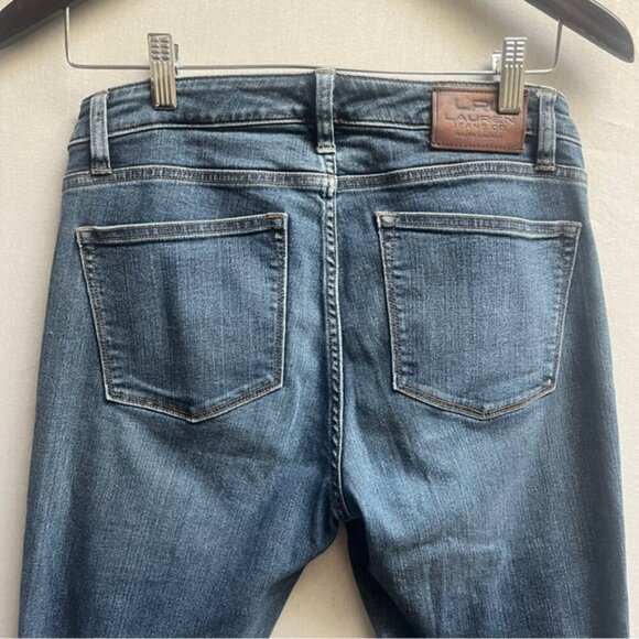 Lauren Jeans Ralph Lauren Modern curvy straight leg denim Sz 6 - Picture 5 of 12